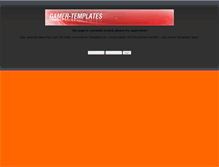 Tablet Screenshot of gamer-templates.de